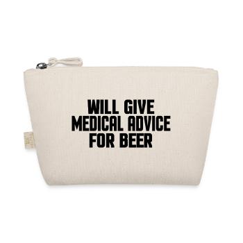 Drôle de fournisseur de santé Médecin infirmière et amateurs de bière - Trousse biologique - nature - Devant