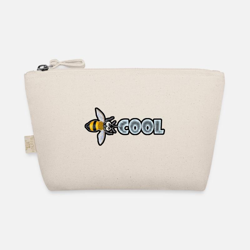 BEE COOL (horizontal) - Bio-Täschchen - Natur