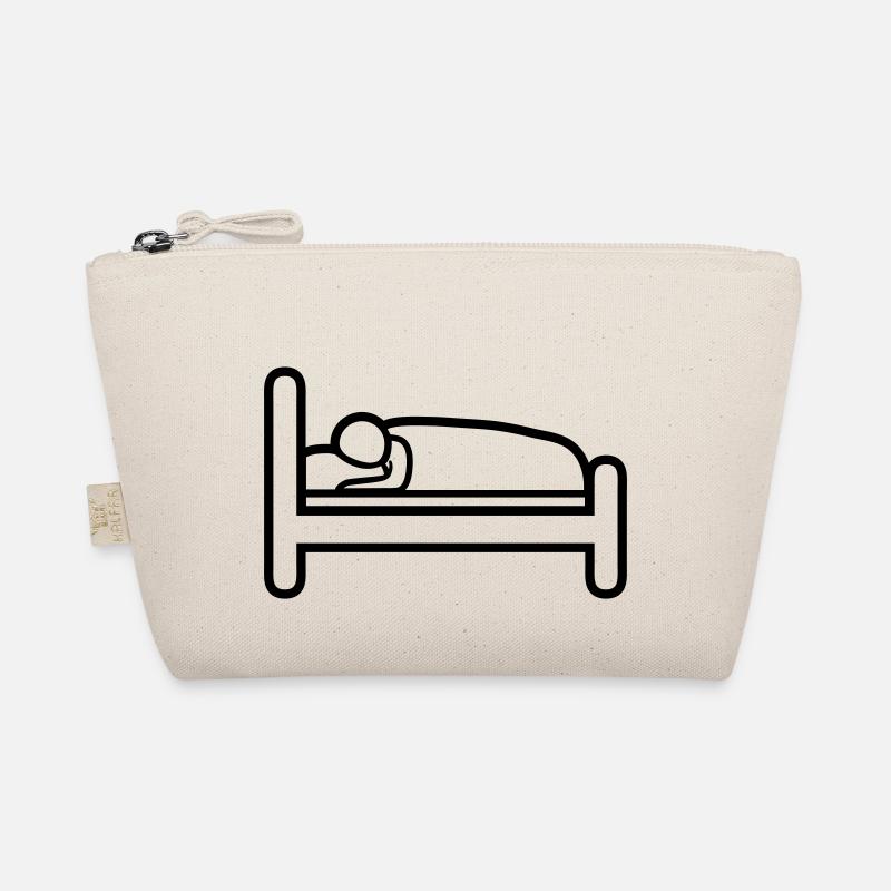 Icône de lit de casquette de couchage Trousse biologique