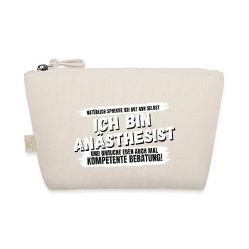 Anästhesist Anästhesistin Spruch Geschenk Beruf - Bio-Täschchen - Natur - Vorne