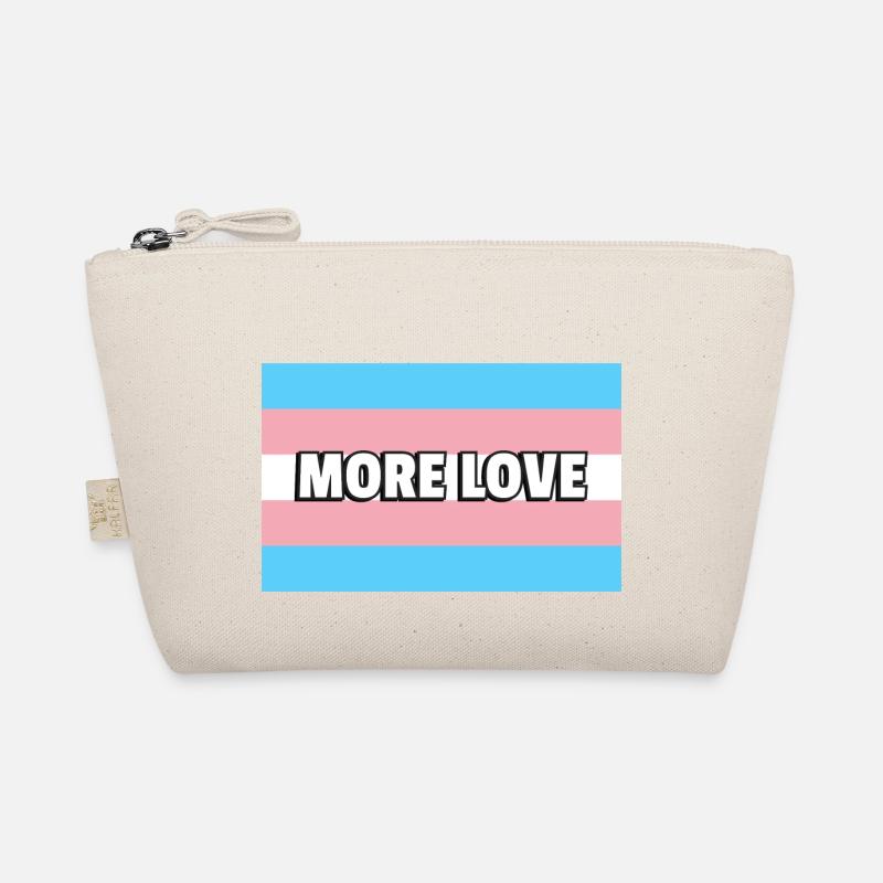 Trans Pride MEHR LIEBE Bio-Täschchen