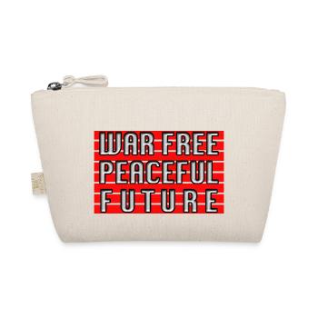 WAR FREE PEACEFUL FUTURE - Bio-Täschchen - Natur - Vorne