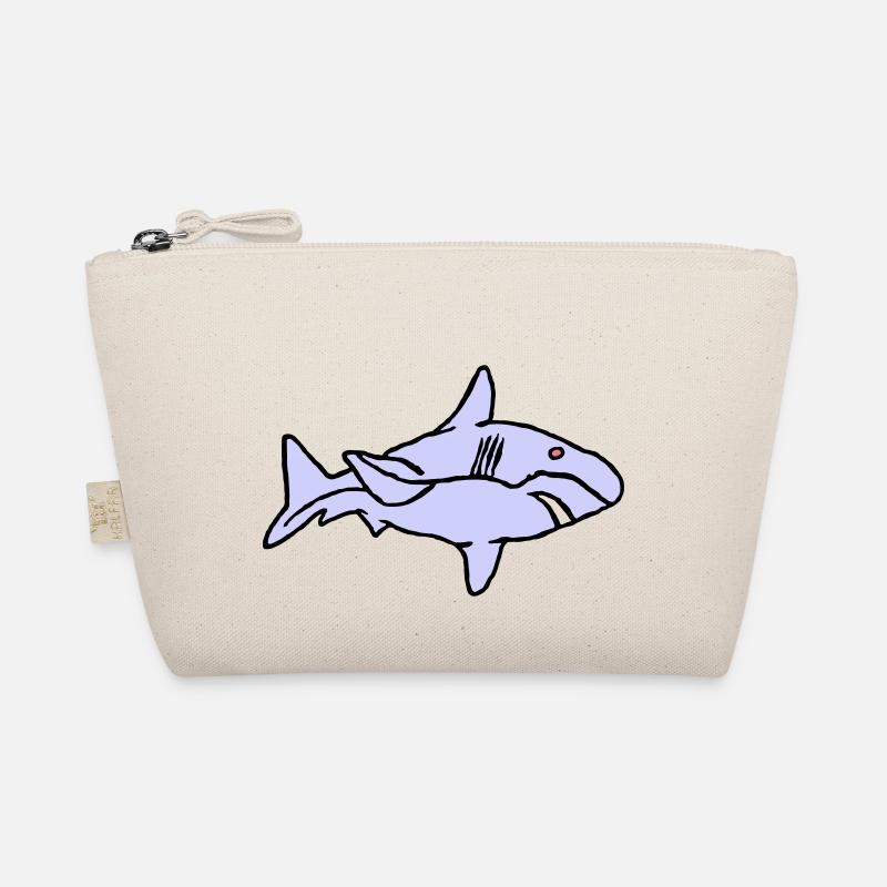 Fish Shark Predator Predator Water Graffiti Ocean Organic Pouch