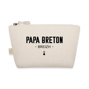 Papa Breton Breizh hermine - Trousse biologique - nature - Devant
