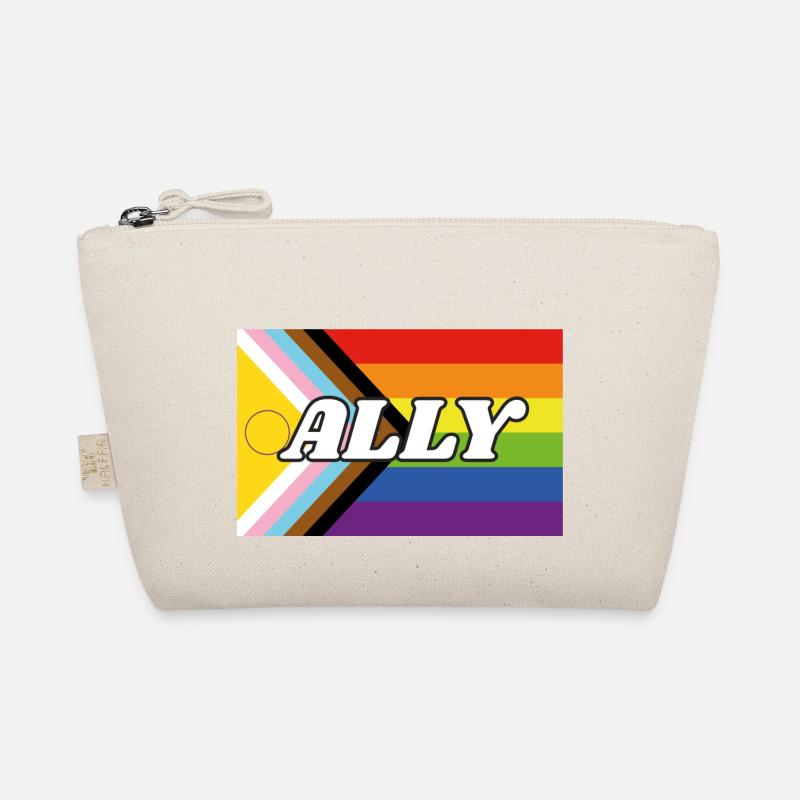 Drapeau de progrès Ally Inclusive Pride Trousse biologique