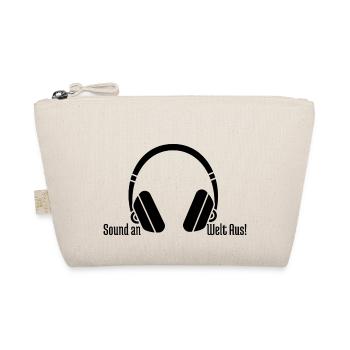 Sound an Welt aus - Bio-Täschchen - Natur - Vorne