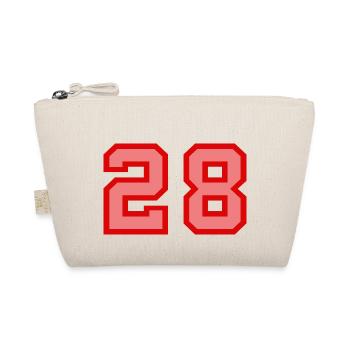Cool Retro Retrostyle Numéro de maillot numéro de dos - Trousse biologique - nature - Devant