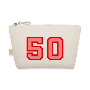Cool Retro Retrostyle Numéro de maillot numéro de dos - Trousse biologique - nature - Devant