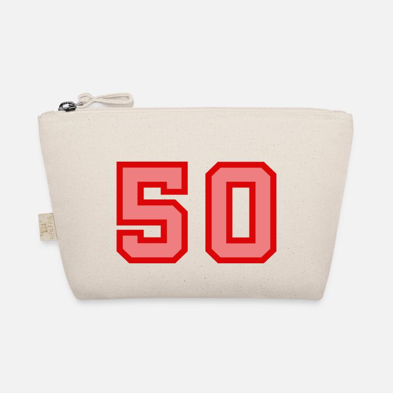 Coole Retro Retrostyle Jersey Nummer Rückennummer Bio-Täschchen