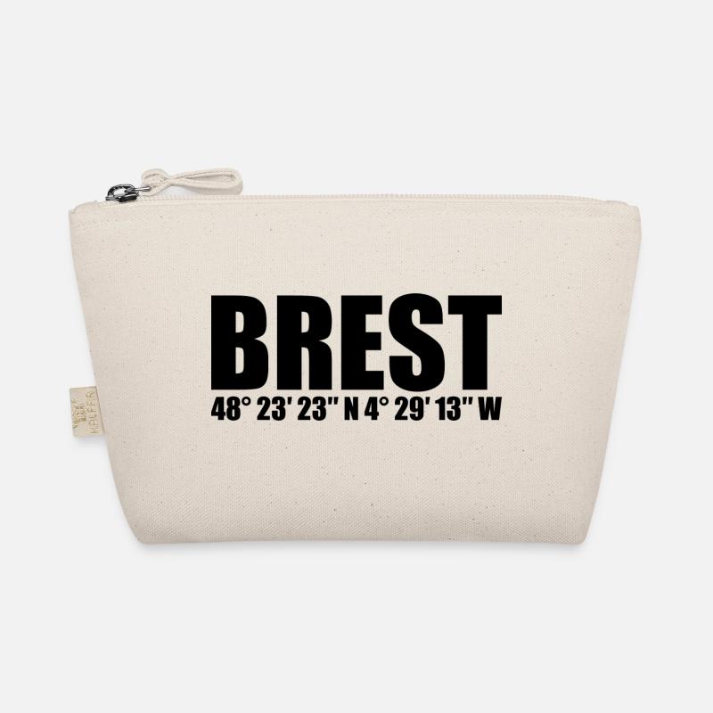 Brest Coordinates Organic Pouch