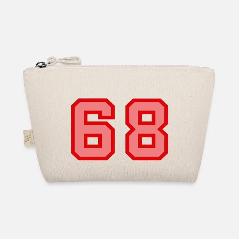 Cool Retro Retrostyle Jersey Number Back Number Organic Pouch
