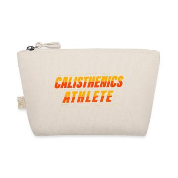Calisthenics Athlete Motif - Organic Pouch - nature - Front