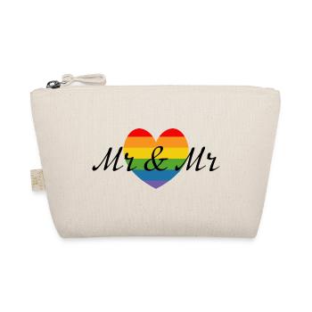 Mr et Mr Rainbow Wedding LGBT lgbtqi queer - Trousse biologique - nature - Devant