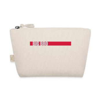 Big Bro Bar Logo - Organic Pouch - nature - Front