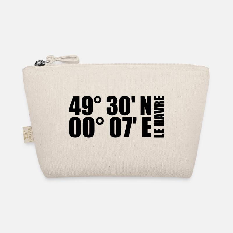 Le Havre Coordinates Organic Pouch