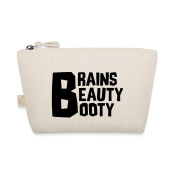 BRAINS BEAUTY BOOTY - Organic Pouch - nature - Front