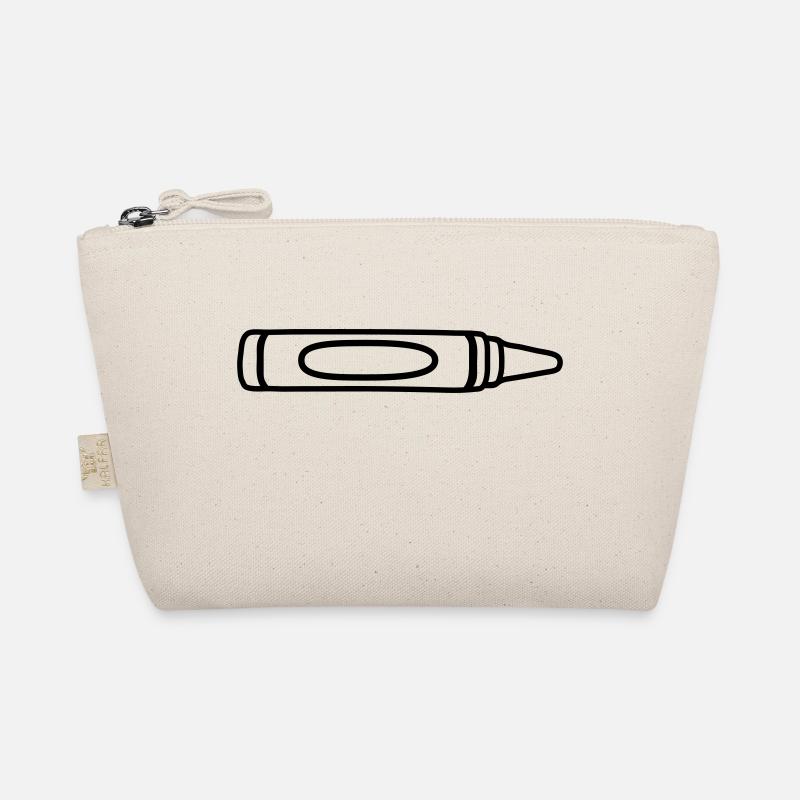Contour wax crayon cool design Organic Pouch