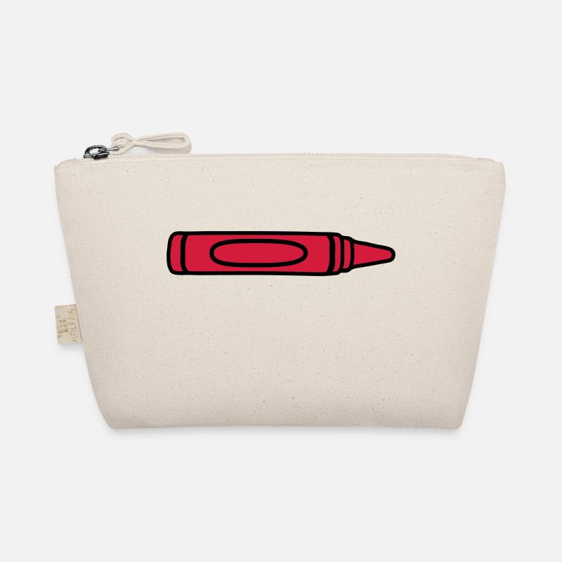 Crayon de cire rouge design cool Trousse biologique