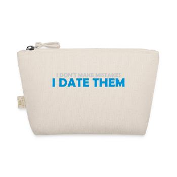 Date Mistakes Zitat Logo - Bio-Täschchen - Natur - Vorne