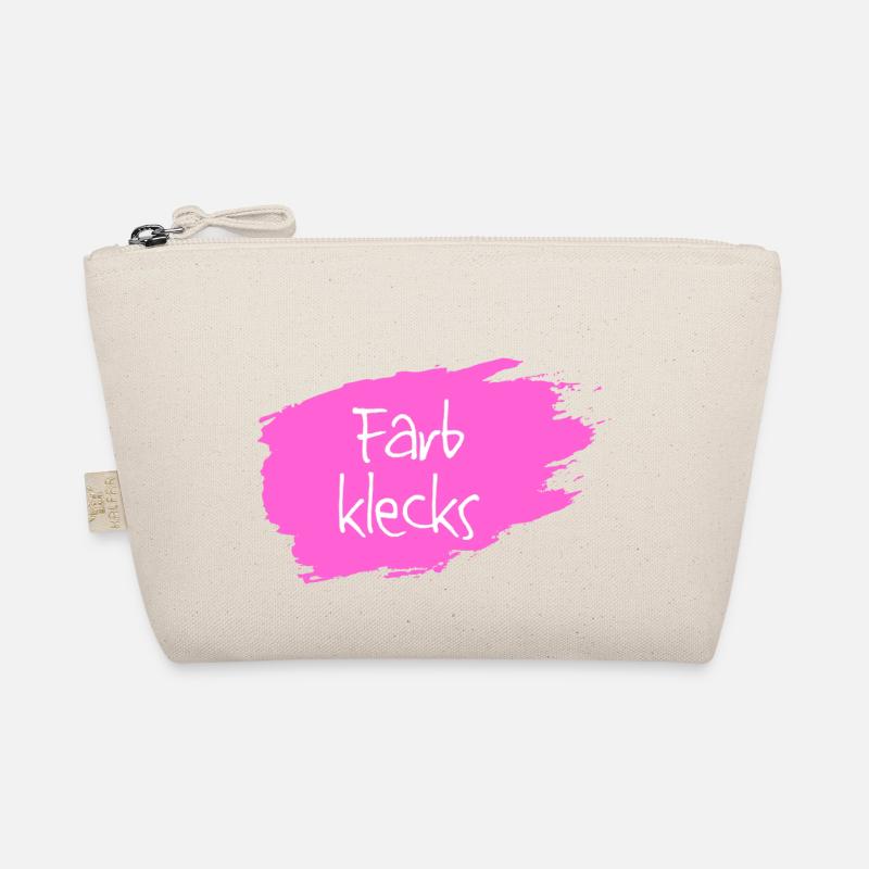 Farbklecks pink Bio-Täschchen