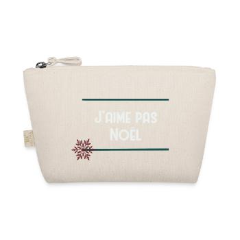 J’aime pas Noël - Trousse biologique - nature - Devant