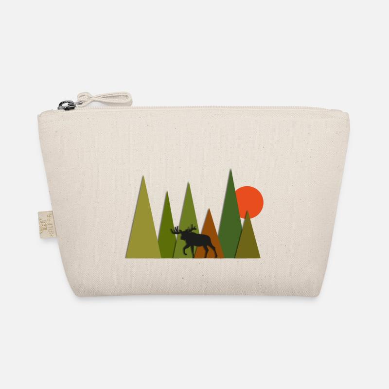 Elk in the forest Organic Pouch