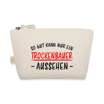 Trockenbauer Lustiger Spruch Handwerker Geschenk - Bio-Täschchen - Natur - Vorne