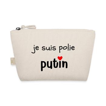 je suis polie putain - Trousse biologique - nature - Devant