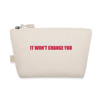 Workout Fitness Motivation Quote - Organic Pouch - nature - Front