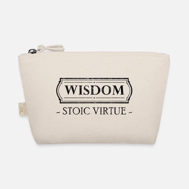 Stoic Virtue Wisdom Stoicism Gift Stoic Organic Pouch