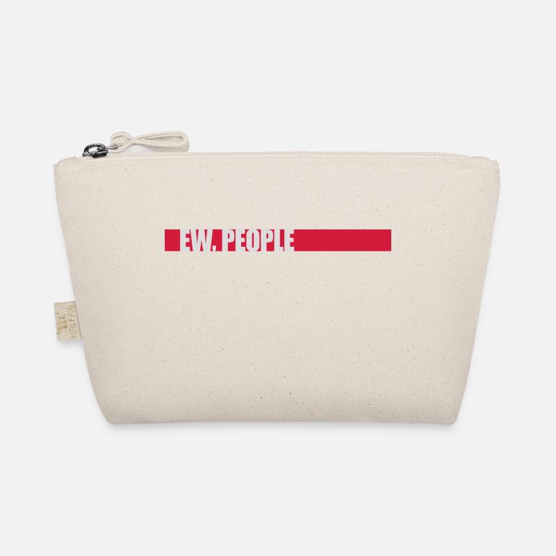 ew people funny quote Organic Pouch