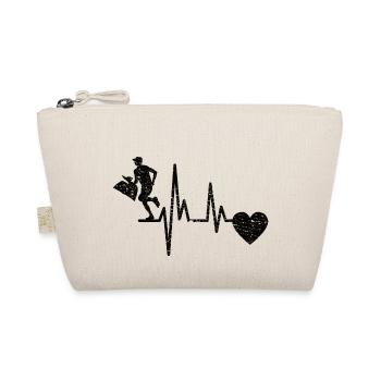 Plogging Gift Jogging Garbage Picking Plogging - Organic Pouch - nature - Front