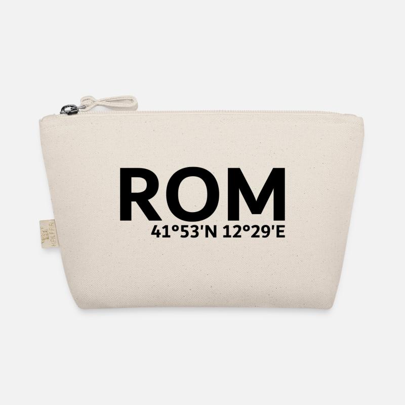 Rome coordinates Organic Pouch