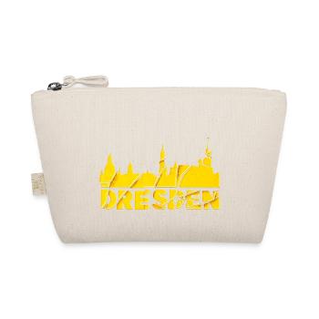 Dresden Germany City Font Skyline Broken - Organic Pouch - nature - Front