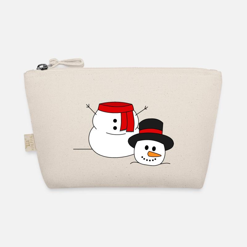Headless Snowman Organic Pouch