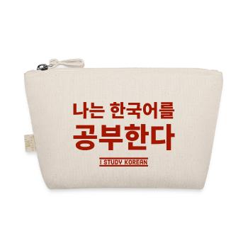 koreanisch - Bio-Täschchen - Natur - Vorne
