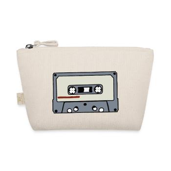 Cassette Retro Idée cadeau - Trousse biologique - nature - Devant