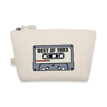 Best of 1983 - 40 Birthday Retro Gift Idea - Organic Pouch - nature - Front