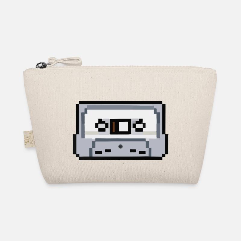Cassette Idée cadeau rétro pixélisée Trousse biologique