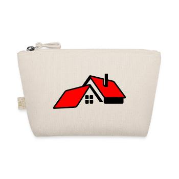 Maison avec logo de toit rouge - Trousse biologique - nature - Devant