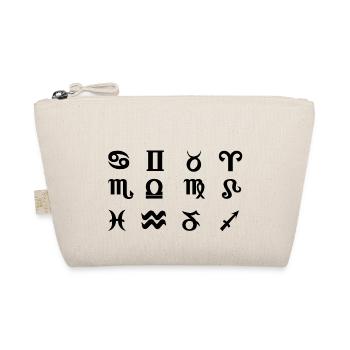 Astrologische Symbole - Bio-Täschchen - Natur - Vorne