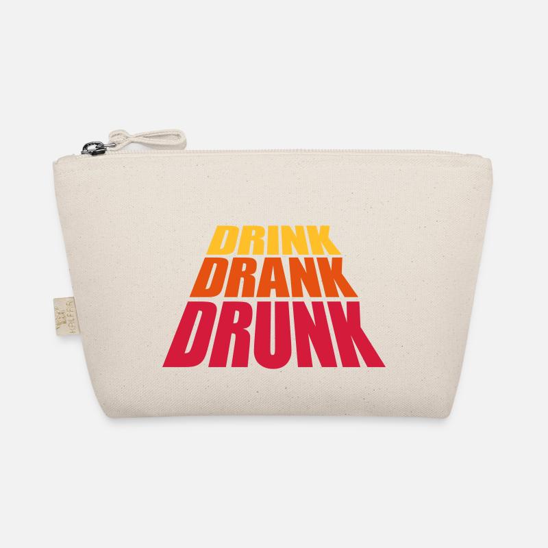 drink drank drunk Zitat Bio-Täschchen