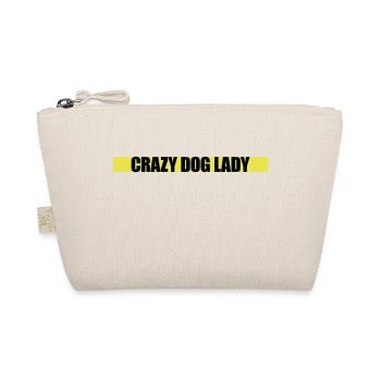 crazy dog lady quote - Organic Pouch - nature - Front