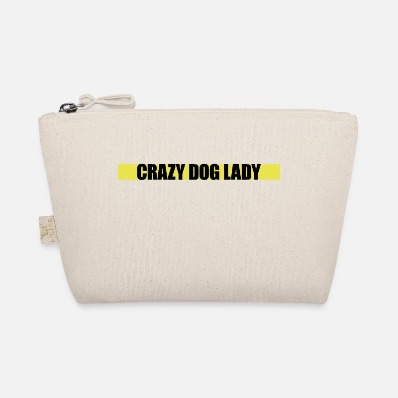crazy dog lady Zitat Bio-Täschchen