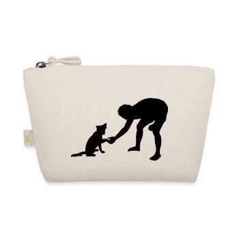 Dog Hund - Organic Pouch - nature - Front