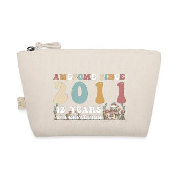 Awesome since 2011 12 Year of Perfection - 12nd - Organic Pouch - nature - Front