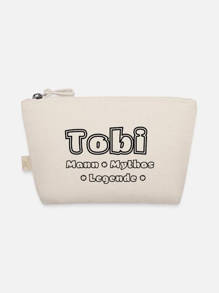 Tobi - der Mann, der Mythos, die Legende - Bio-Täschchen - Natur