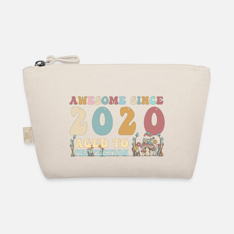 Awesome since 2020 - 3rd Birthday - 2023 Groovy Organic Pouch