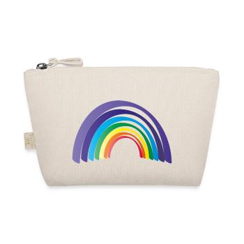 Regenbogen - Bio-Täschchen - Natur - Vorne
