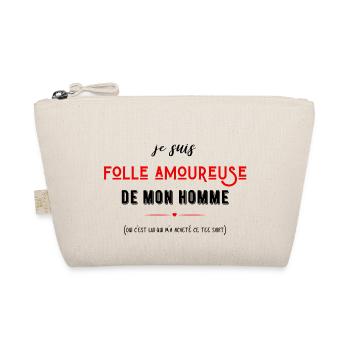 je suis folle amoureuse de mon homme - Trousse biologique - nature - Devant